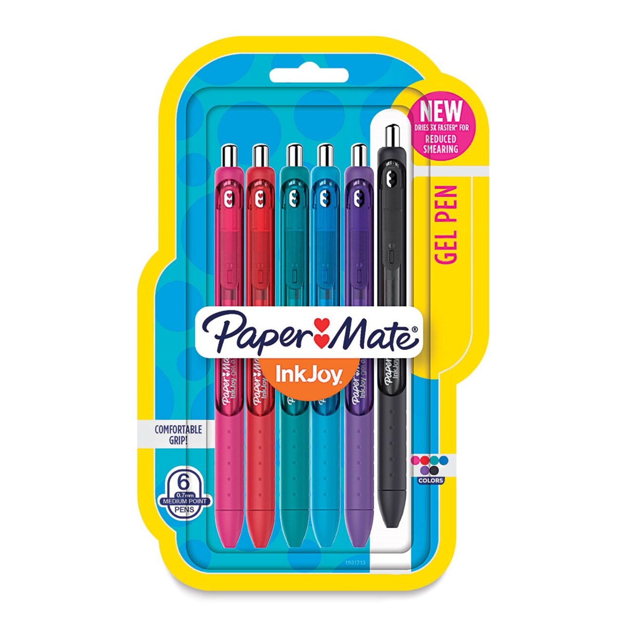 Paper Mate Inkjoy Gel Pen Set - Student Colors, Set of 6